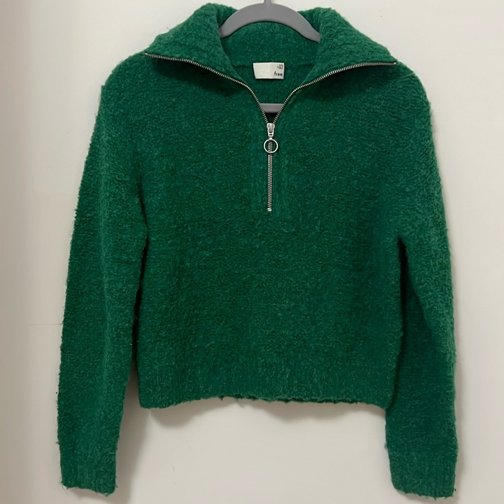 Aritzia Wilfred Free Gwyneth Sweater Green XXS